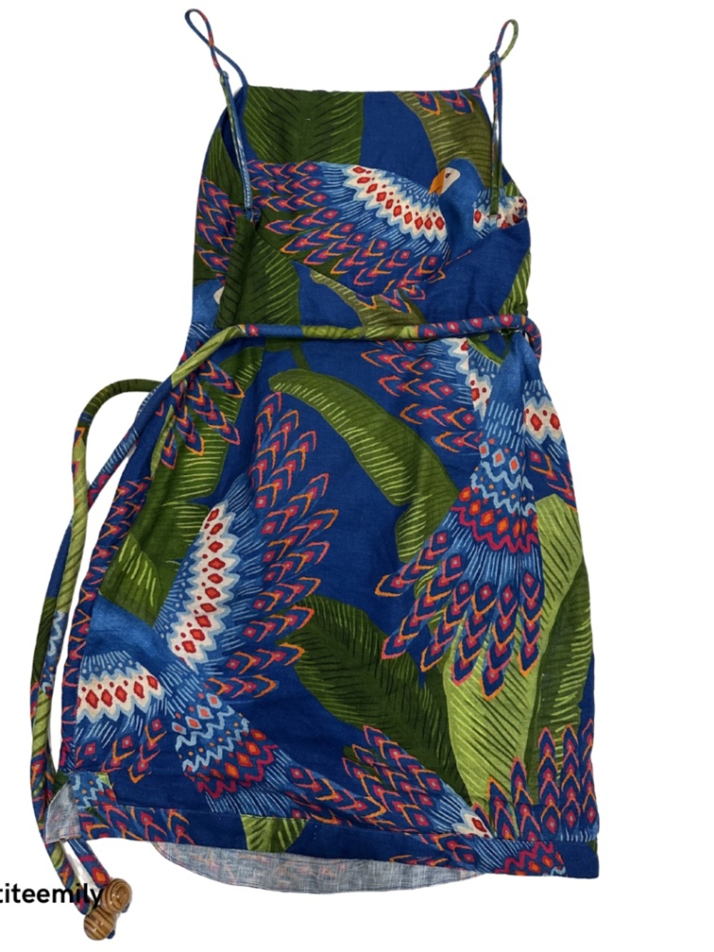 FARM Rio Mini Dress XS Bird print - Picture 7 of 8